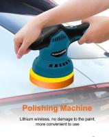 Pulidora de coche inalámbrica de 2800-5500 rpm, herramienta eléctrica para pulir y encerar, con velocidad ajustable - details 3