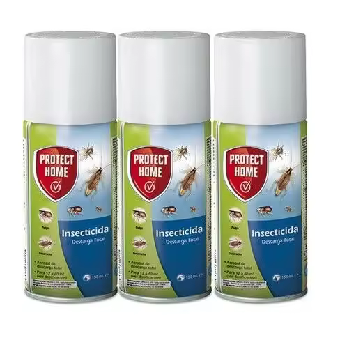 Protect Home - Insecticida Descarga Total 150 ml (Pack 3 unidades) - 1