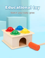 Juego De Tablero De Rompecabezas De Madera Para Niños Juguete Montessori De Martillar Bola Juguete Educativo Para Niños Y Niñas Familiar - details 0
