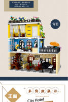 Bloques De Construcción MOC MORK Serie Urban Street View Para Niños Juguetes Educativos De Arquitectura Moderna Regalos Para Niños Varones - details 23