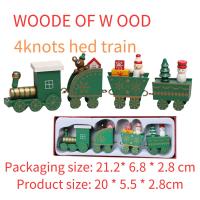Adorno De Navidad De Tren De Madera/Plástico Decoración De Feliz Navidad Para El Hogar Regalos De Xmas 2023 Día De Año Nuevo 2024 - details 21