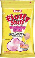 Algodón de Azúcar Fluffy Stuff - Pastel de Cumpleaños - Pack de 4 bolsas de 60g - Sabor a Vainilla - Sin Gluten - details 0