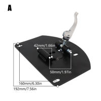 Juego De Accesorios Para Scooter Eléctrico: Base Metálica Y Sillín Con Apriete Para Tubo Inferior Piezas Por Venta Individual - details 2