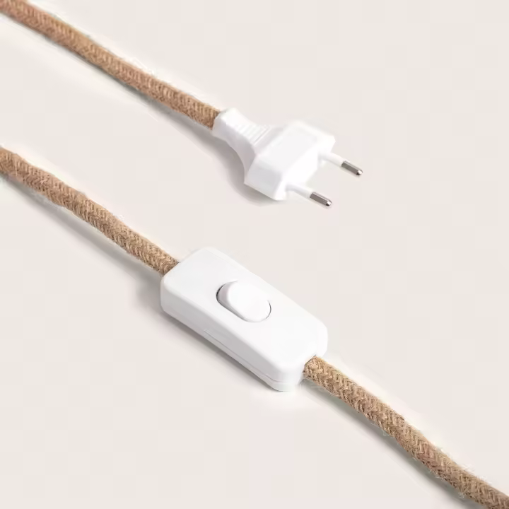 Ledkia Lámpara de Mesa Ratán Lasje Natural - 1
