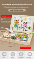 Puzzle De Madera Para Niños Y Niñas Juego De Dibujo Montessori Regalo De Cumpleaños Para Niñas De 3 4 5 Años Juego Educativo En El Jardín De Infancia - details 0