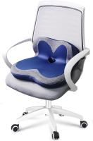 Cojín de espuma viscoelástica para asiento, cojín para silla de oficina que envuelve completamente las caderas, cojín para silla de escritorio, cojín para aliviar el dolor de coxis, cómodo asiento antideslizante (C 47 x 35 x 5 cm) - details 2