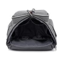 Mochila Casual Unisex USB Cargado Negro Sólido Polyester Bolsa De Viaje Para Hombre/Mujer Estudiante Chico/Chica - details 13