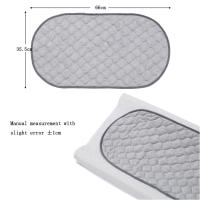 3Pcs Almohadillas De Cambio Impermeables Para Bebé Algodón De Bambú Reutilizables Y Lavables Regalo De Ropa Para Recién Nacidos - details 4