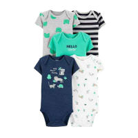 Ropa para niños, novedad de verano, mono triangular de manga corta para bebés, ropa para gatear, mono de bebé de cinco piezas - details 46