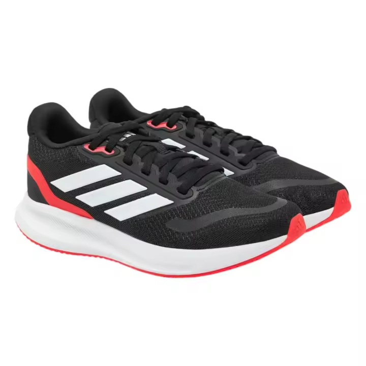Zapatillas Adidas Runfalcon 5 J Negro Blancas Rojo Jp5142 Runnin Niño Niña - 1