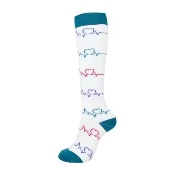 Calcetines Compresión Mujer enfermería Hombre Viaje Compression Sock Crossfit Calcetines médicos hasta la rodilla para mujer, medias deportivas de compresión para correr, 20-30mm Hg, enfermera, DESDE ESPAÑA  MARKETPLACEXT - 1