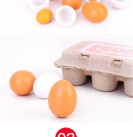 Juego De Juguetes Educativos DIY De Madera Con Huevo Artificial Y Cocina Para Niños Set De 3/6 Piezas Para Educar a Los Niños En Edad Preescolar - details 3
