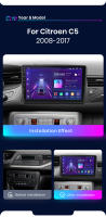 Junsun Radio Coche para Citroen C5 2008 2009 2010 2011 2012 2013 2014 2015 2016 2017 AI Voice 2 din Pantalla Coche Android Auto Multimedia Navegación GPS Auto radio - details 2