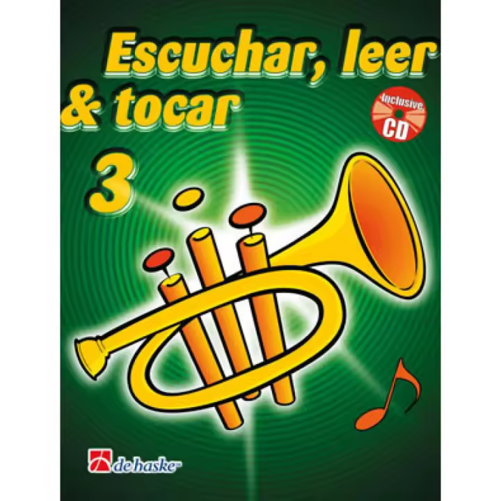 BOERSTOEL & KASTELEIN-Escuchar, Leer y Tocar (Metodo) Vol.3 para Trompeta (Corneta) (Inc.CD) - 1