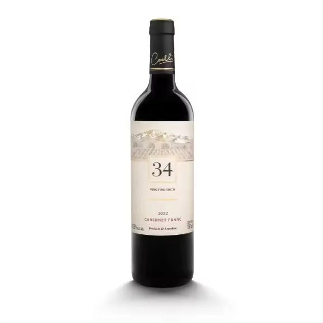Pack x 3 Vino Carelli Argentino 34 Cabernet Franc - 1