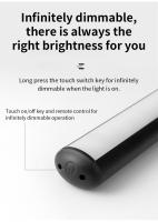 Lámpara De Mesa LED 32cm Recargable Con Imán Luz De Lectura Tricolor Dimmer Para Armario Armario De Noche Luz De Pared Moderna - details 4