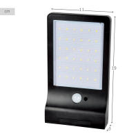 Foco solar exterior led con sensor de movimiento Aktive, luz continua entre 6 y 8 horas, 36 leds, de 300 lumens, Impermeable - details 3