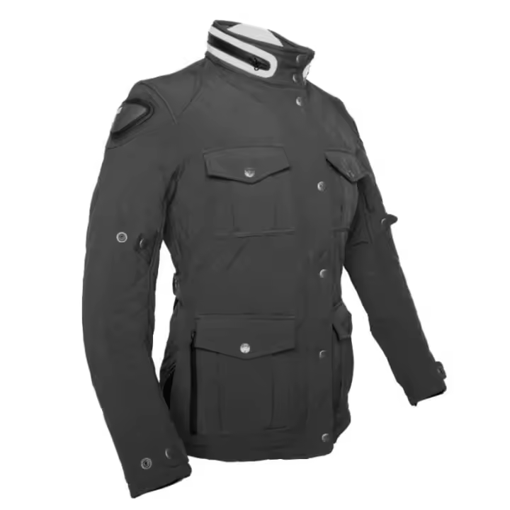Chaqueta Moto Mujer ByCity NZi 3/4 Waterproof negro - 1