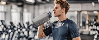 Botella De Agua Deportiva De 2.2 Litrillos Con Tapa Y Mangos Antigrado BPA Libre Reutilizable Para Adultos Botella Con Pajita - details 4