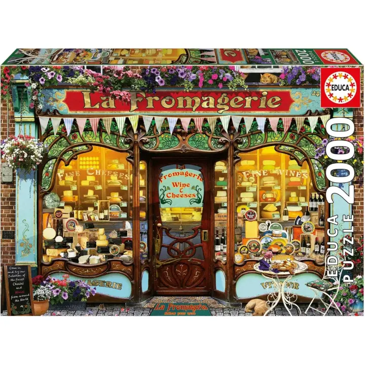 Educa -  La Tienda de quesos Finos. Puzzle de 2000 Piezas  Incluye Pegamento Fix Puzzle 20264 Educa - 1