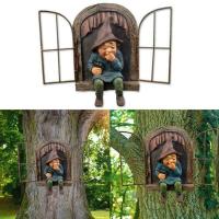 Estatua De Naútico Jardín Gnome En La Puerta Salir Arbol Decoración Hogar Jardín Artículos De Jardín Y Paisajismo - details 4