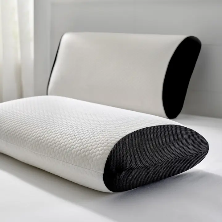Pikolin Home - Almohada Viscoelástica con Gel Refrescante - Transpirable, Firmeza Alta, para dormir de lado - 1