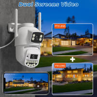 Cámara IP De Seguridad 10MP 5K Wifi Exterior 2.4GHZ 5GHZ PTZ Con Lente Dual Pantalla Dual Alarma Por Email Protección De Seguridad 4K - details 5
