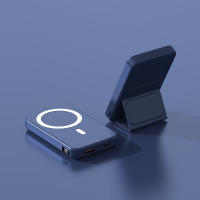 Mag-Safe 10000mAh Power Bank: Batería magnética, Cargador magnético con soporte, Carga USB-C plegable para iPhone 16/15/14/13/12 Pro/Max (Azul of the Sky) - details 4