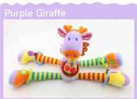 Juguete De Peluche Divertido Giraffa Chroma Campana Para Niños Colgante Para Carrito De Bebé Juguete Suave Musical Que Facilita La Prehensión En Niños Regalo Para Bebés De 0 a 24 Meses - details 9