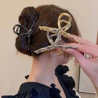 Pinza Para El Pelo Geométrica De Metal Moda Coreana Para Mujeres Y Niñas Accesorios De Pelo Clips Para Cola De Caballo Barrettes Cruzados - details 4