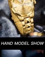Reloj De Pulsera Masculino POshi 983 De Moda Con Calendario Y Semana Display Material De Aluminio Resistente Al Agua Regalo Top - details 14