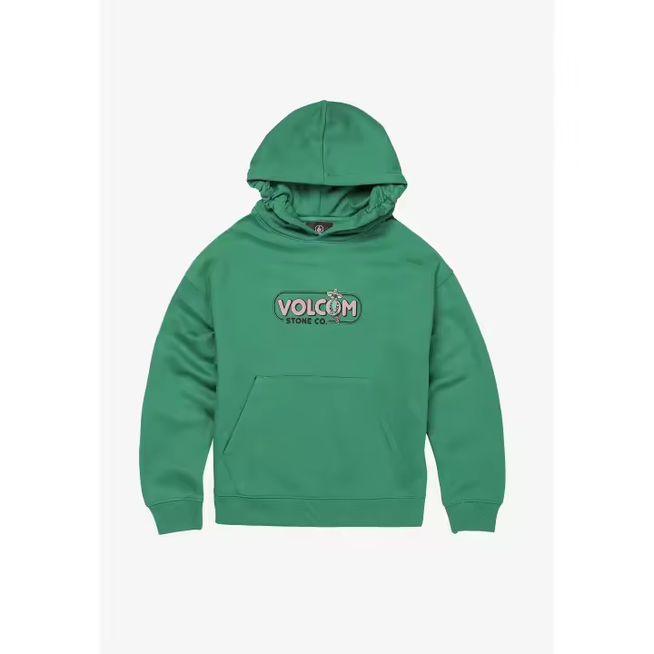 Volcom Sudadera con Capucha Niño Mountainside - Synergy Green | Ajuste Holgado - 1