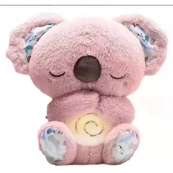 Koala relajante, nutria Dormida, Koala que Alivia La Ansiedadad, nutria que Respira, Juguete de Plush portátil with Luz musical Y pacpo - 1