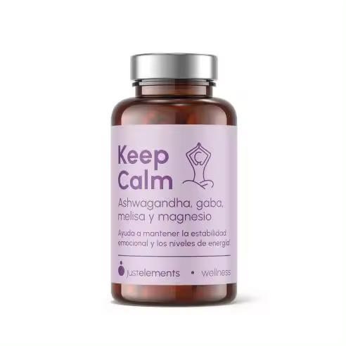 Ashwagandha con magnesio Keep Calm Justelements 120 Cápsulas - 1