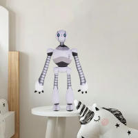 Muñeco De Peluche Robot Salvaje De 13 Pulgadas Juguete Ajustable Amigo Robótico Para Niños Y Niñas Decoración De Hogar Regalos De Cumpleaños - details 4
