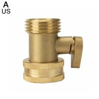Válvula De Apagado De Camión De Jardín 3/4 Conector De Agua De Latón Para Riego De Jardín Juntador De Conexiones Reparación - details 5