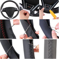 Cubierta De Volante Personalizada Para Coche En Cuero Napa Para Volkswagen VW Golf 4 Passat B5 1996-2003 Seat Leon 1999-2004 Polo 1999-2000 - details 13