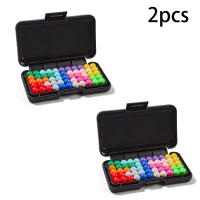 Juego De Rompecabezas 3D Clásico Pirámide Tablero De Desafíos 120 IQ Bola De Perlas Juguetes Montessori Para Niños Desarrollo Mental Lógico - details 4