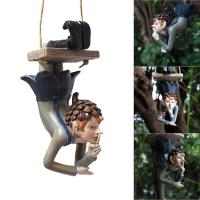 Adornos De Hobbit Para Jardín Decoración De Pared Para Casa Figura De Hobbit Para Valla Patio Jardín Árbol Regalo De Navidad - details 0
