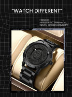 Reloj De Pulsera De Cuarzo Para Hombre FOXBOX Diseño De Cráneo Lujo Acero Inoxidable Deportivo Militar Resistente Al Agua Estilo Casual - details 11