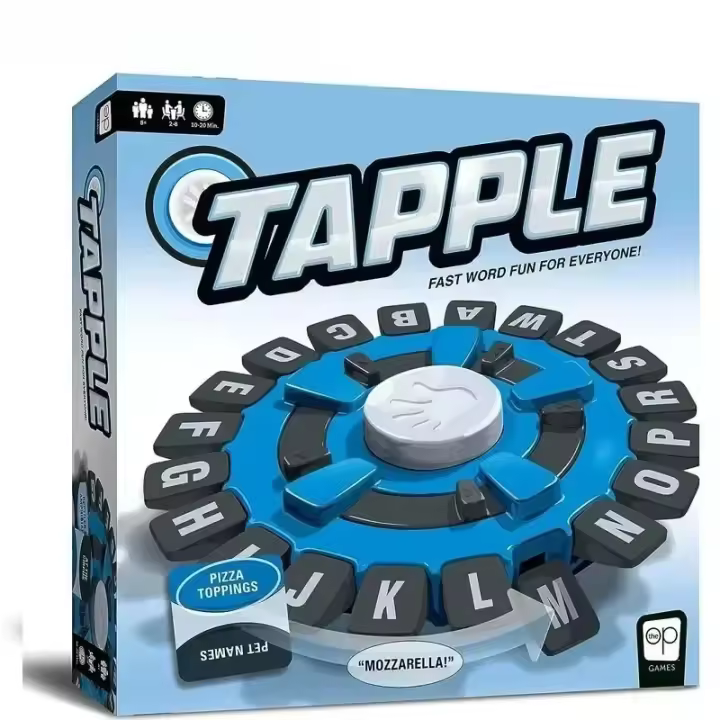 Juego Educativo Para Niños Tablero Alfabético Interactivo En Inglés Y Español Juego Familiar Giratorio TÁPPEL Locura Del Alfabeto - 1