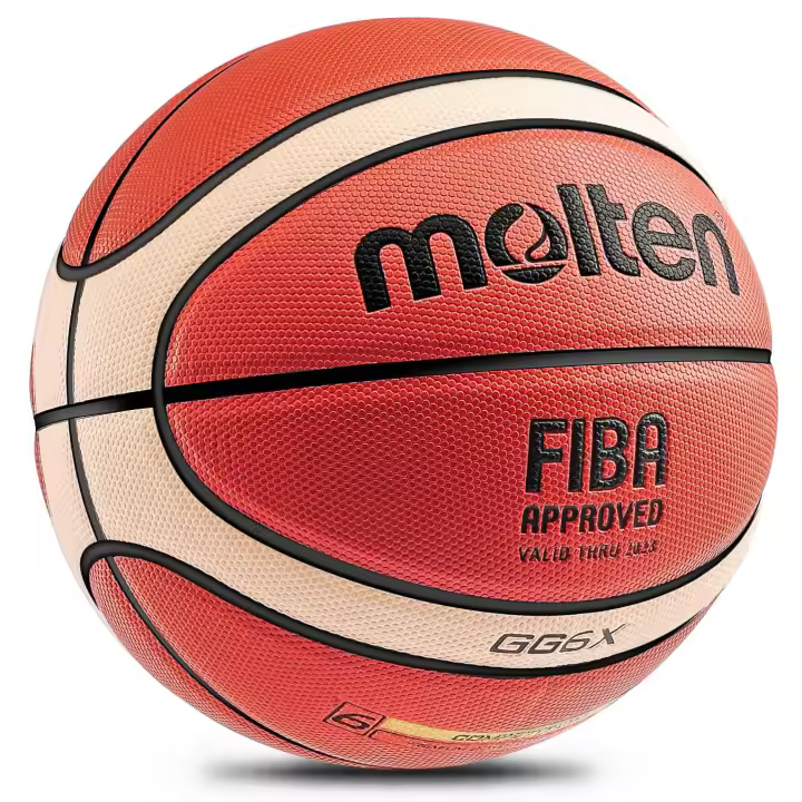 Baloncesto Molten GG6X PU Balón Estándar Para Entrenamiento Y Competición Aprobado Oficialmente Tamaño 6 Para Hombres Y Mujeres - 1