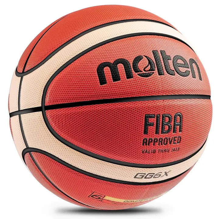 Baloncesto Molten GG6X PU Balón Estándar Para Entrenamiento Y Competición Aprobado Oficialmente Tamaño 6 Para Hombres Y Mujeres - 1