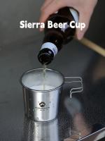 Copa De Acero Inoxidable 304 CAMPINGMOON S190 Para Camping Y Exterior 210ML Con Bolsa Portátil Para Café Y Agua - details 10