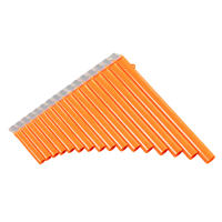 Flute De Pan Con 16 Tubos En Llavera G-A2 Instrumento De Viento Tradicional Chino De Abeto Con Bolsa De Transporte - details 11