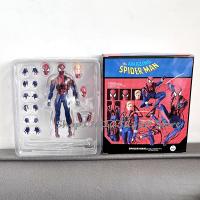 Figura De Acción Mafex 075 Avengers Spiderman Versión Cómic Símbolo Cuerpo PVC Modelo Juguetes Regalos Para Fans De Superhéroes - details 5