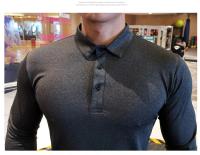 Camiseta De Compresión Para Hombre Manga Larga Ropa Deportiva Para Gimnasio Correr Fitness Senderismo Antirrash Sudadera Talla Grande - details 0