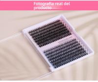 Kit de pestañas postizas de racimos: Juego de extensiones de pestañas de volumen ultra denso con aplicación de calor segmentada. - details 43