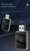 Adaptador Carplay Y Android Auto Sin Cable 2en1 Mini Con Conector USB Y Conexión WiFi Rápida Para Coche Compatible Con Apple - details 2