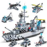 Conjunto De Bloques De Construcción 6 En 1 1560 Piezas Para Niños Juguetes De Armada Y Avión Militar Regalo De Navidad Para Niños Mayores De 3 Años - details 2